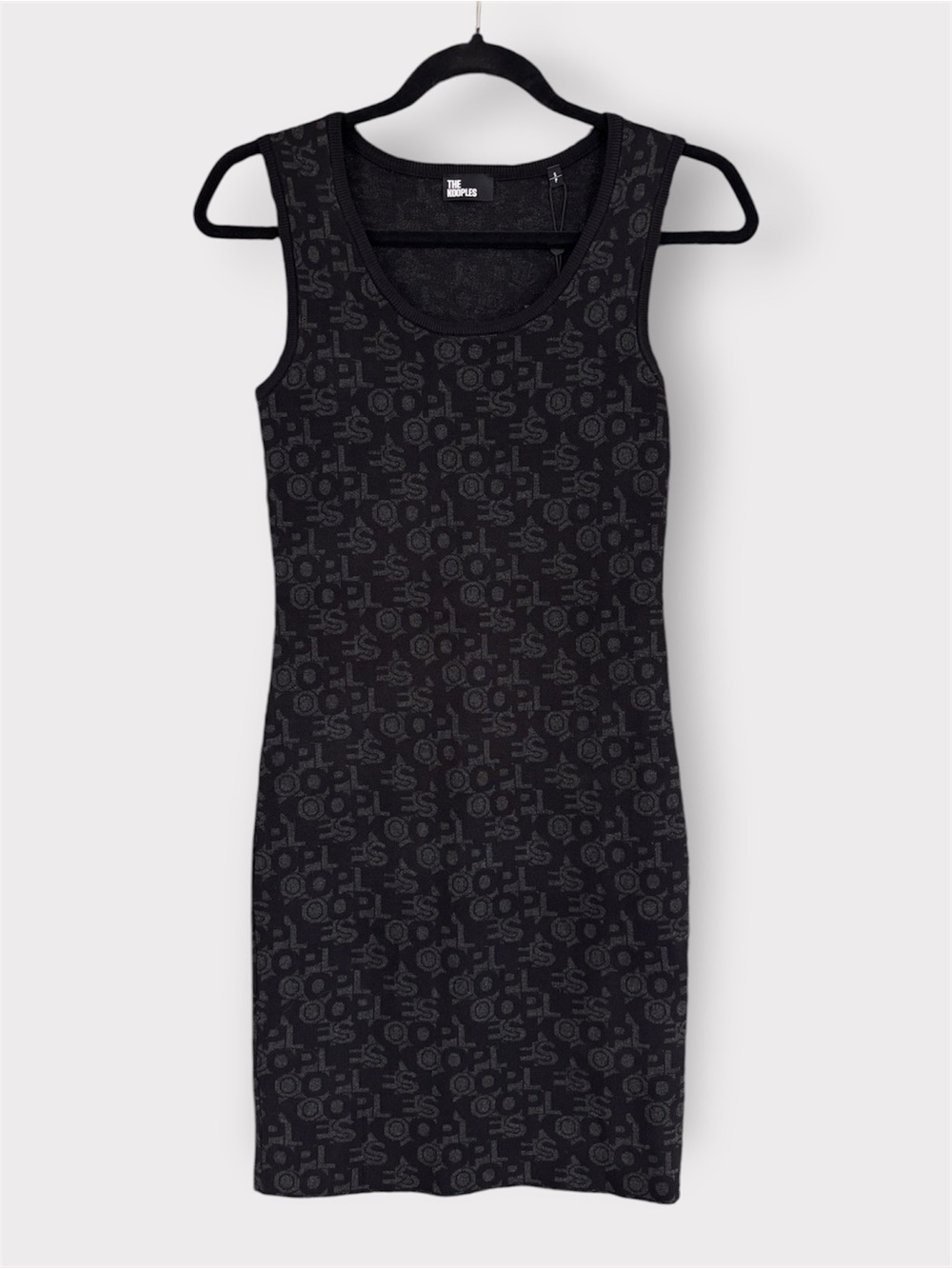 THE KOOPLES French Luxury “Robe Jacquard Logo All Over” Bodycon Dress NWT - Picture 7 of 16